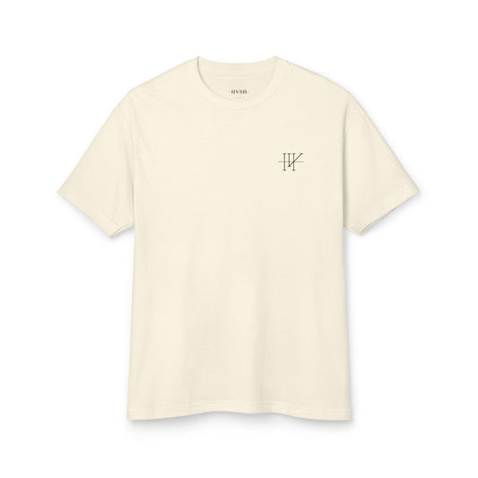 Logo Print Cotton Tee Shirt in Off-White