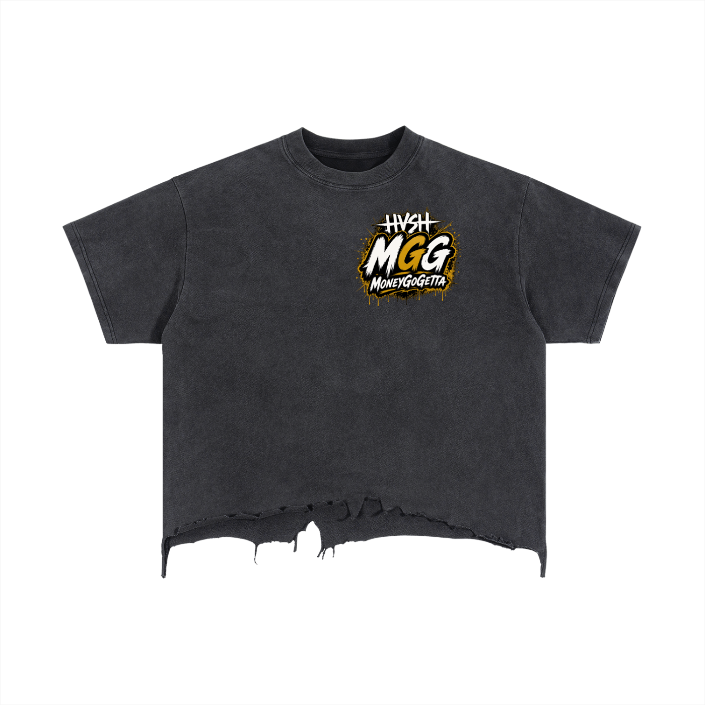 HVSH,HVSHX,HVSHFIVE,MGG,HVSHXNOLIMIT,NOLIMIT,MONEYGOGETTA,CROP,RAW,DISTRESSED,WASHED,SNOW,IG,COLLAB,HVSHXCOLLAB,HVSHXMGG,STREETWEAR,FASHIONWEAR,STREETFASHION