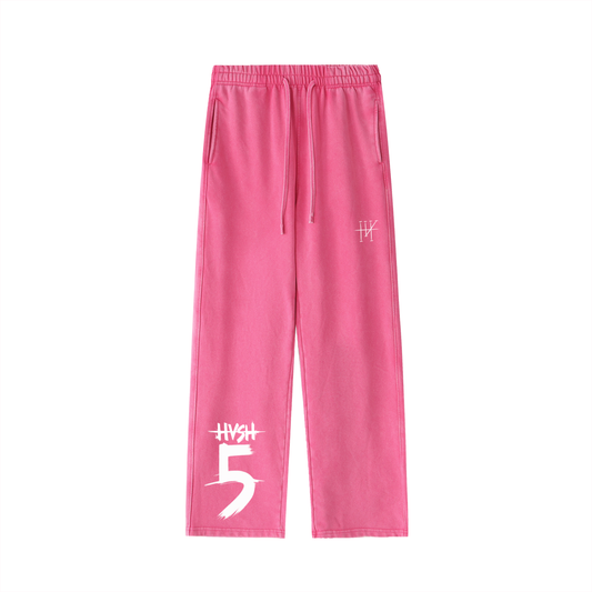 Pink,Sweatpants,heavyweight,streetwear,essential,long pants,baggy,comfort,style,HVSH II