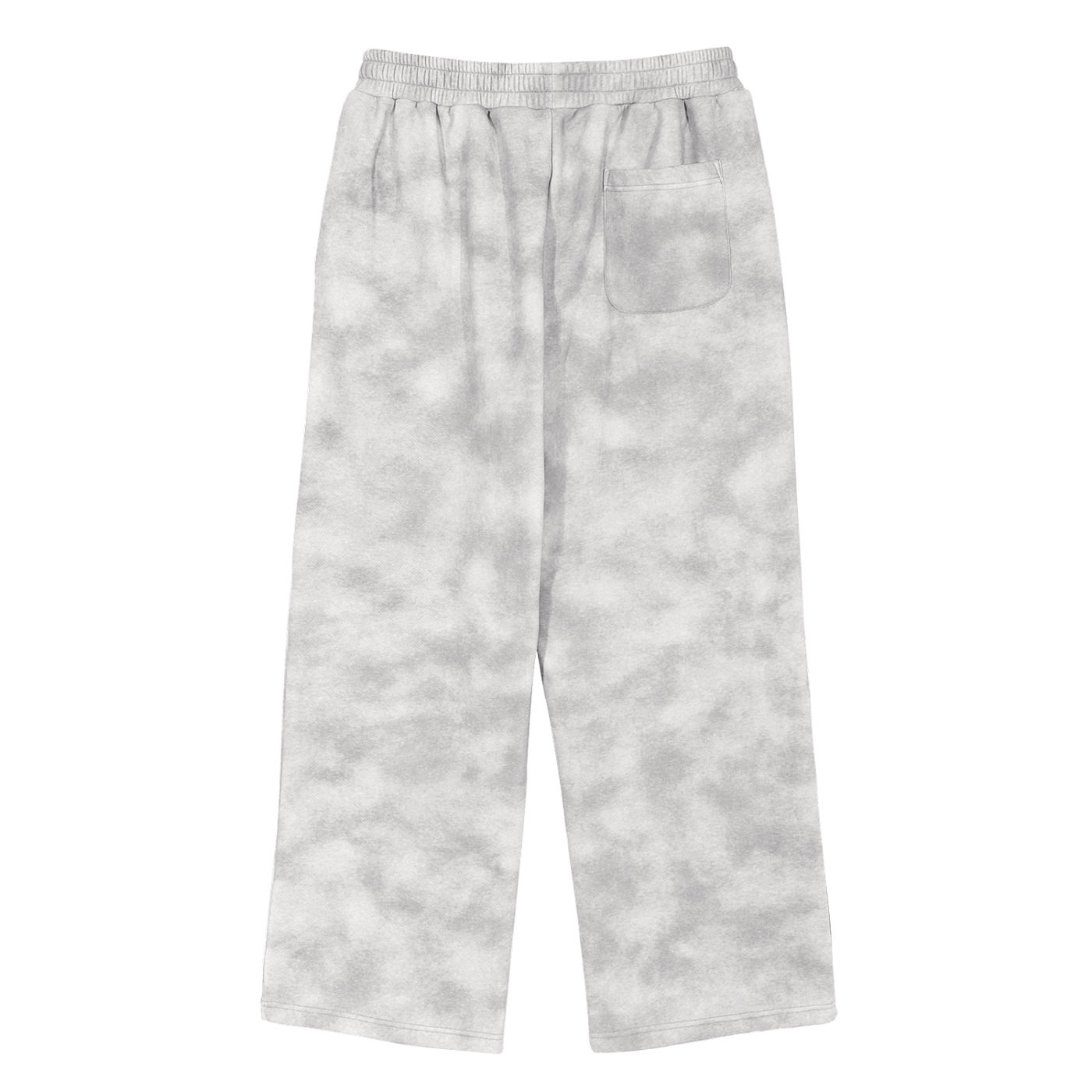 Logo Print Dirty Washed Fleece Sweatpants